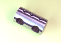 Querstabhalter 1506 Ø 22 mm, 2 x Bohrung 12,1 mm