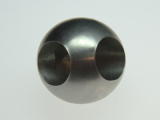 Kugelendkappe 2017 Ø 25 mit 2x Sackloch 12,1 mm