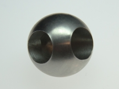 Kugelendkappe 2017 Ø 25 mit 2x Sackloch 12,1 mm